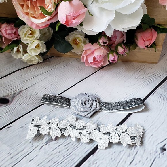 Other - 5/$25 Sale - Baby Headbands Set of 2